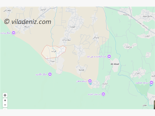 افراده کجاست؟ خرید زمین افراده چمستان
