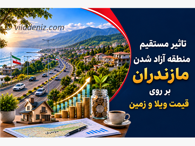 منطقه آزاد شدن مازندران چه تاثیراتی بر قیمت ویلا شمال دارد؟
